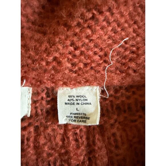 Women’s Anthropologie Sleeping On Snow Ode Sonnet Wool Cardigan Sweater Large - Picture 6 of 7